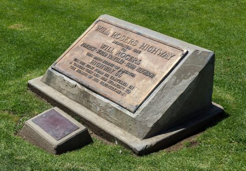 Los Angeles (California, USA), Santa Monica Beach, Will Rogers Monument -- 2012 -- 5306